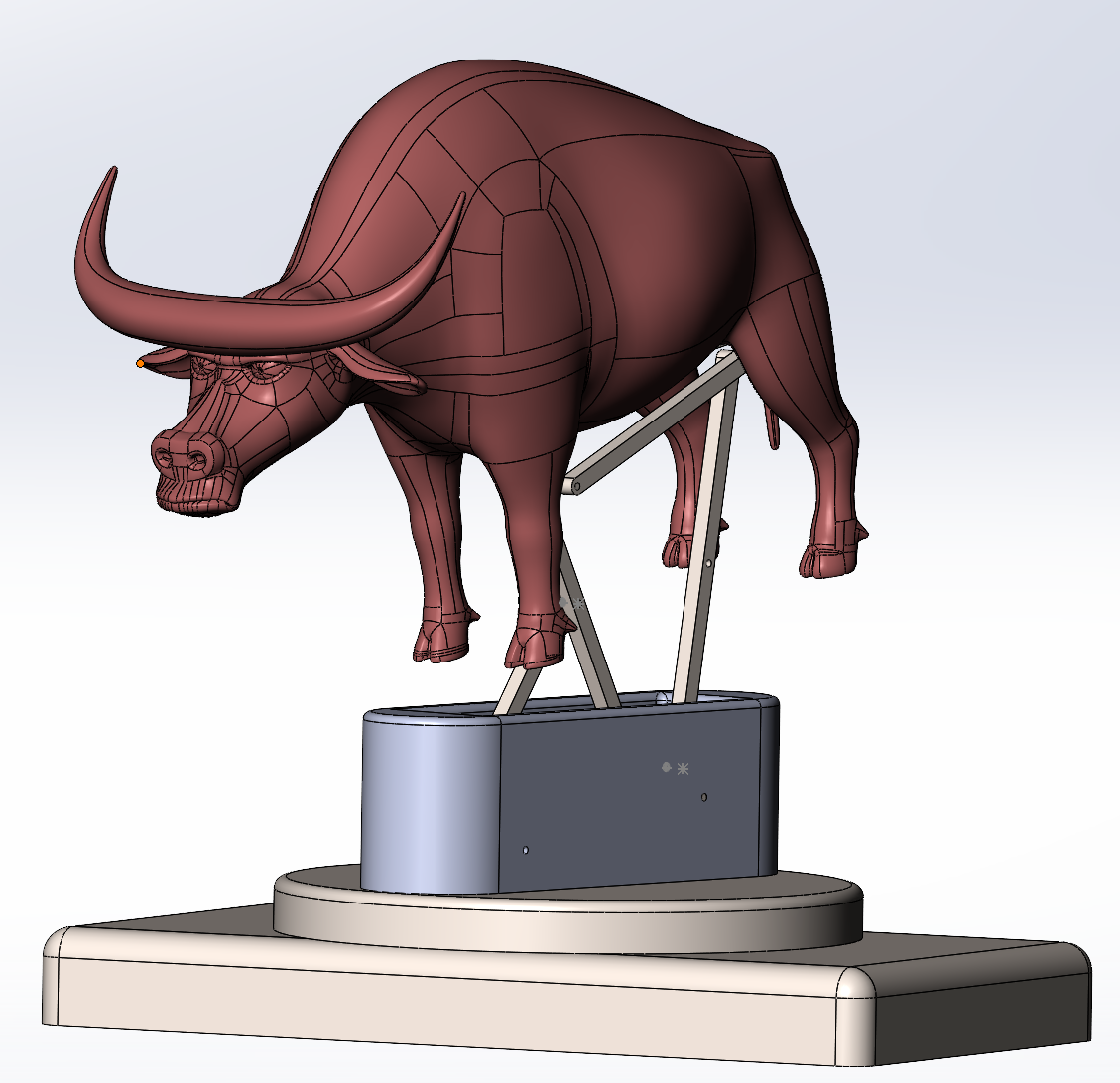 Mechanical bull render